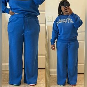 Blue EASTCOAST Sweatshirt and Pants Set